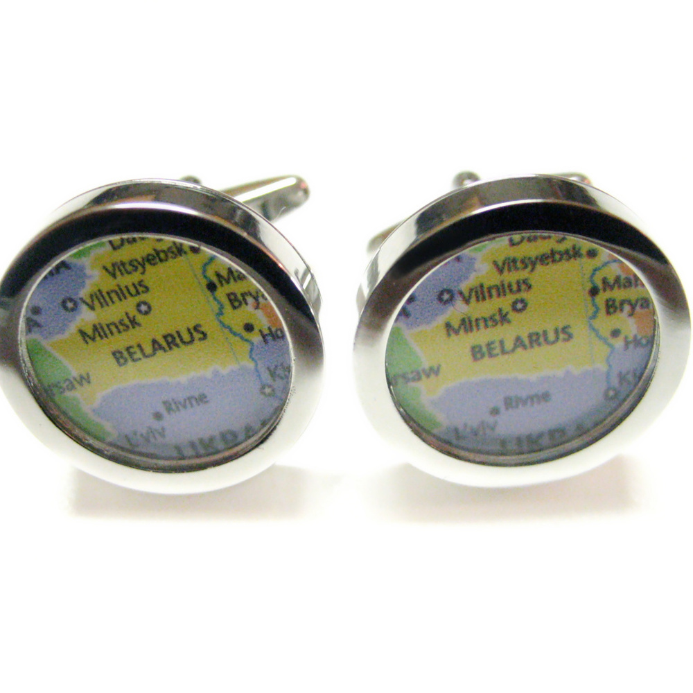 Belarus Map Cufflinks